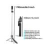 BD17 Bluetooth Selfie Stick Tripod with Remote