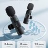 K9 Dual Wireless Lapel Microphone (Type-C and Lightning)