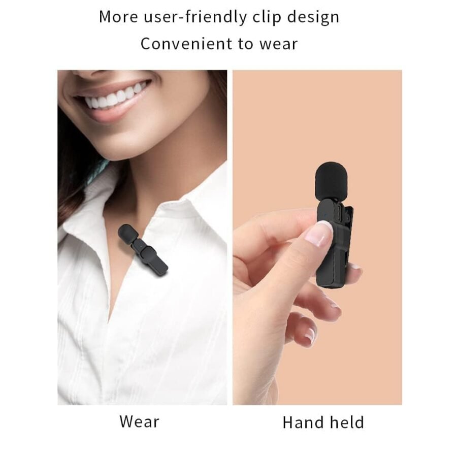 K9 Dual Wireless Lapel Microphone (Type-C and Lightning)