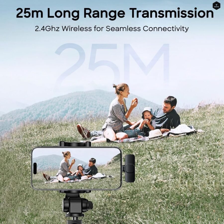 K9 Dual Wireless Lapel Microphone (Type-C and Lightning)