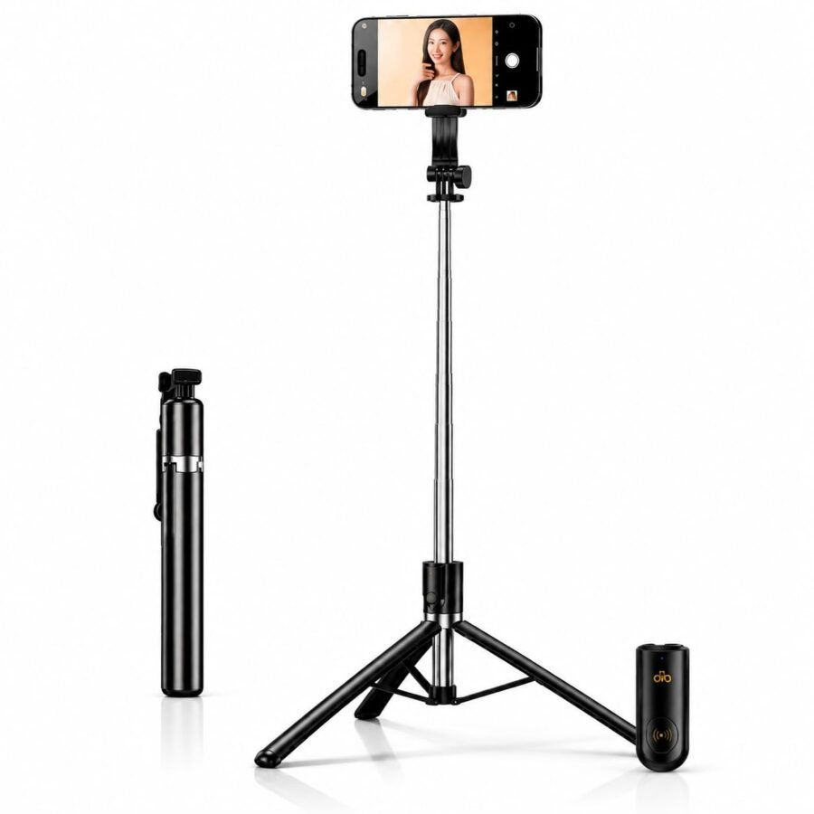 R1-S Selfie Stick Tripod with Bluetooth Remote