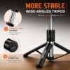 R1S-L All-in-One Selfie Stick Tripod with Fill Light