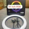 14 Inch RGB LED Ring Light with Phone Holder